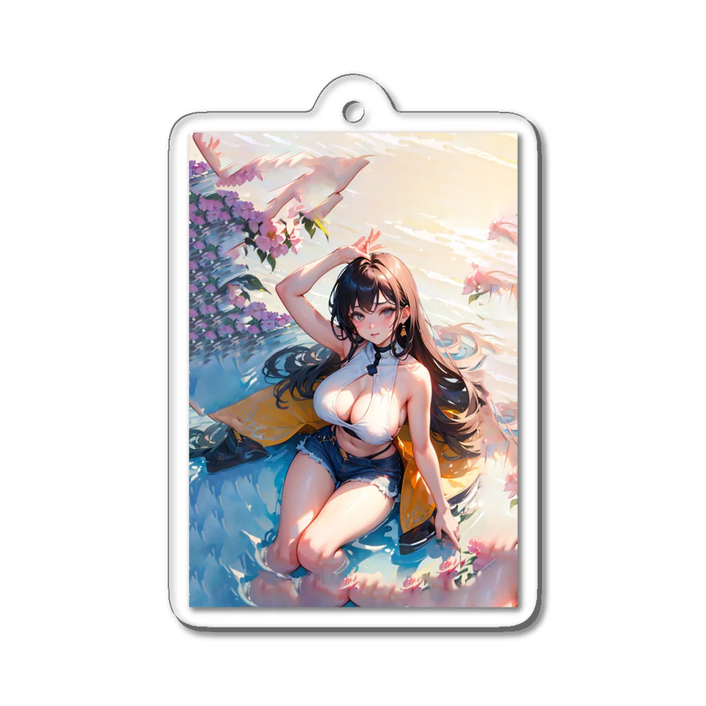 gggsssaaaの夏陽のミア Acrylic Key Chain