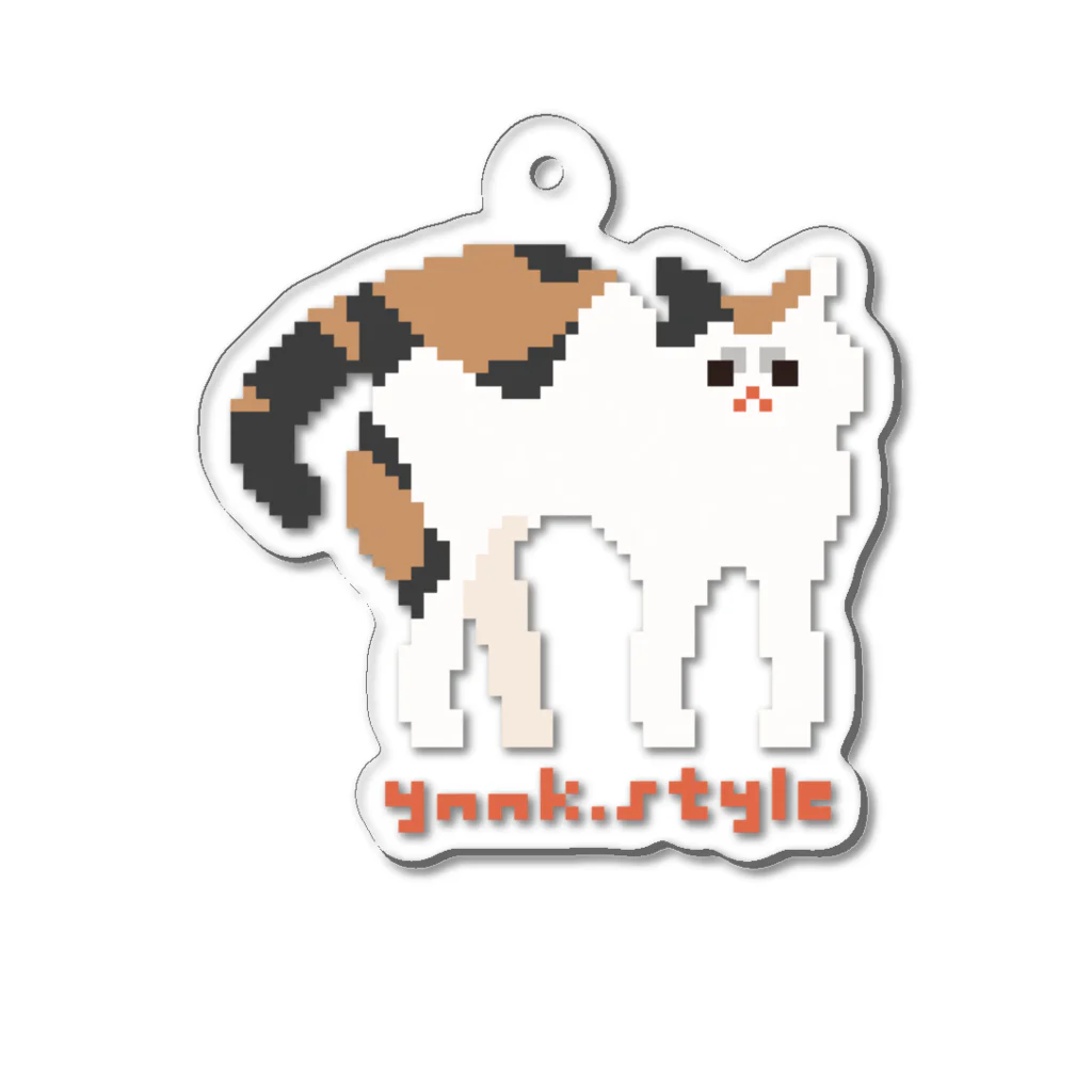 ynnk.styleのみけねこアクリルキーホルダー（やんのか） Acrylic Key Chain