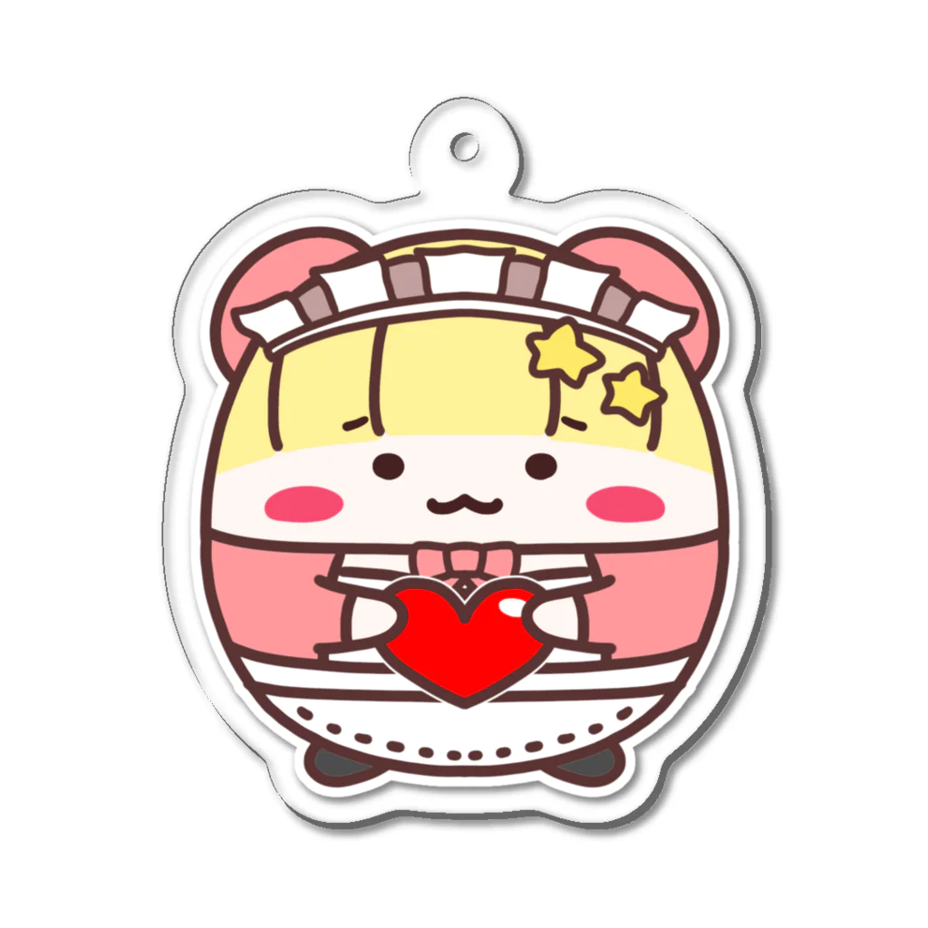 ひなこ婆ちゃんのぽよひな Acrylic Key Chain