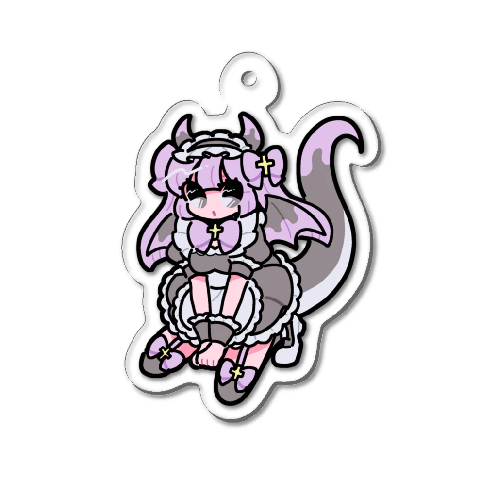 ululu online storeのドラゴンアクリルキーホルダー Acrylic Key Chain