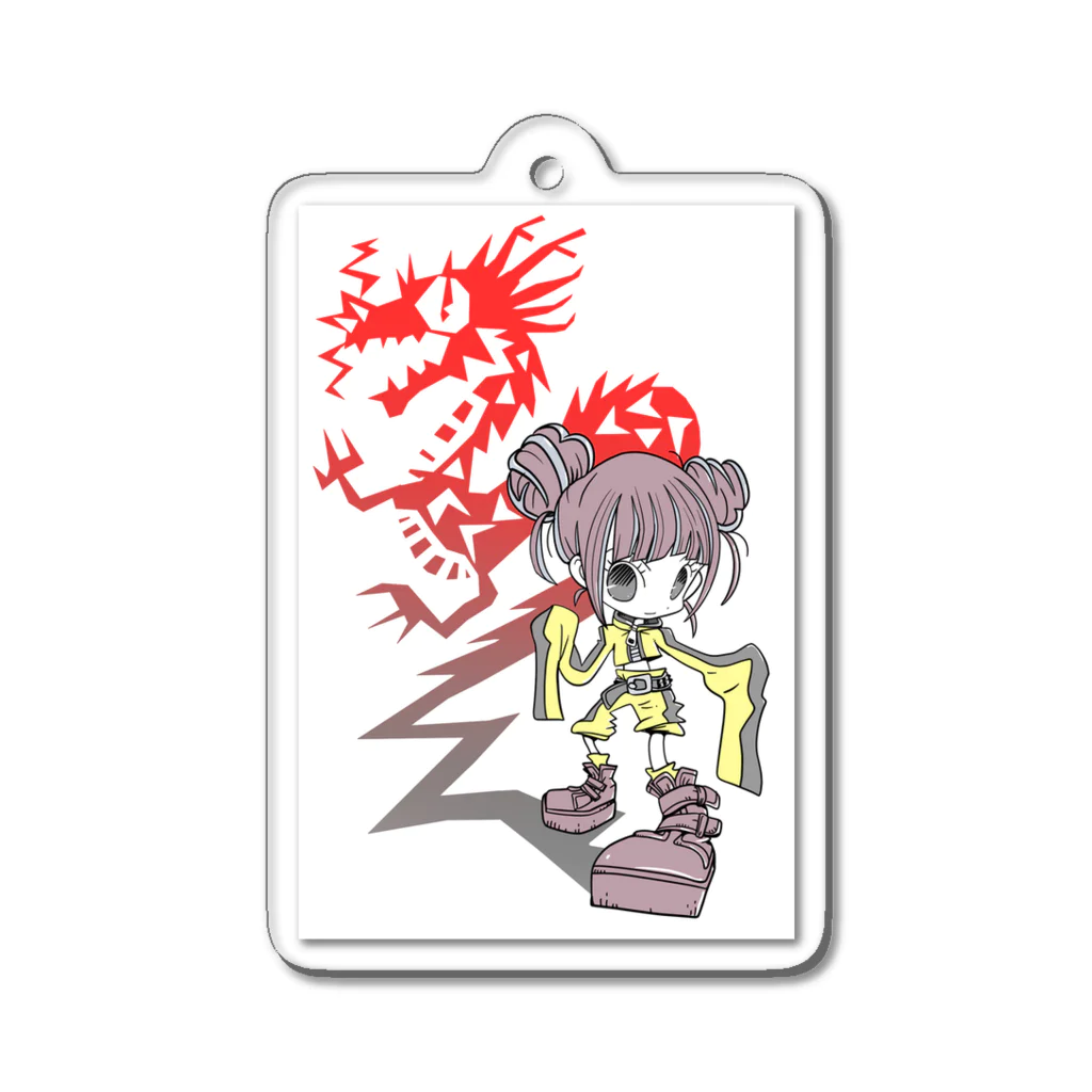 梅治郎　Umejiroの Dragon Punks Acrylic Key Chain