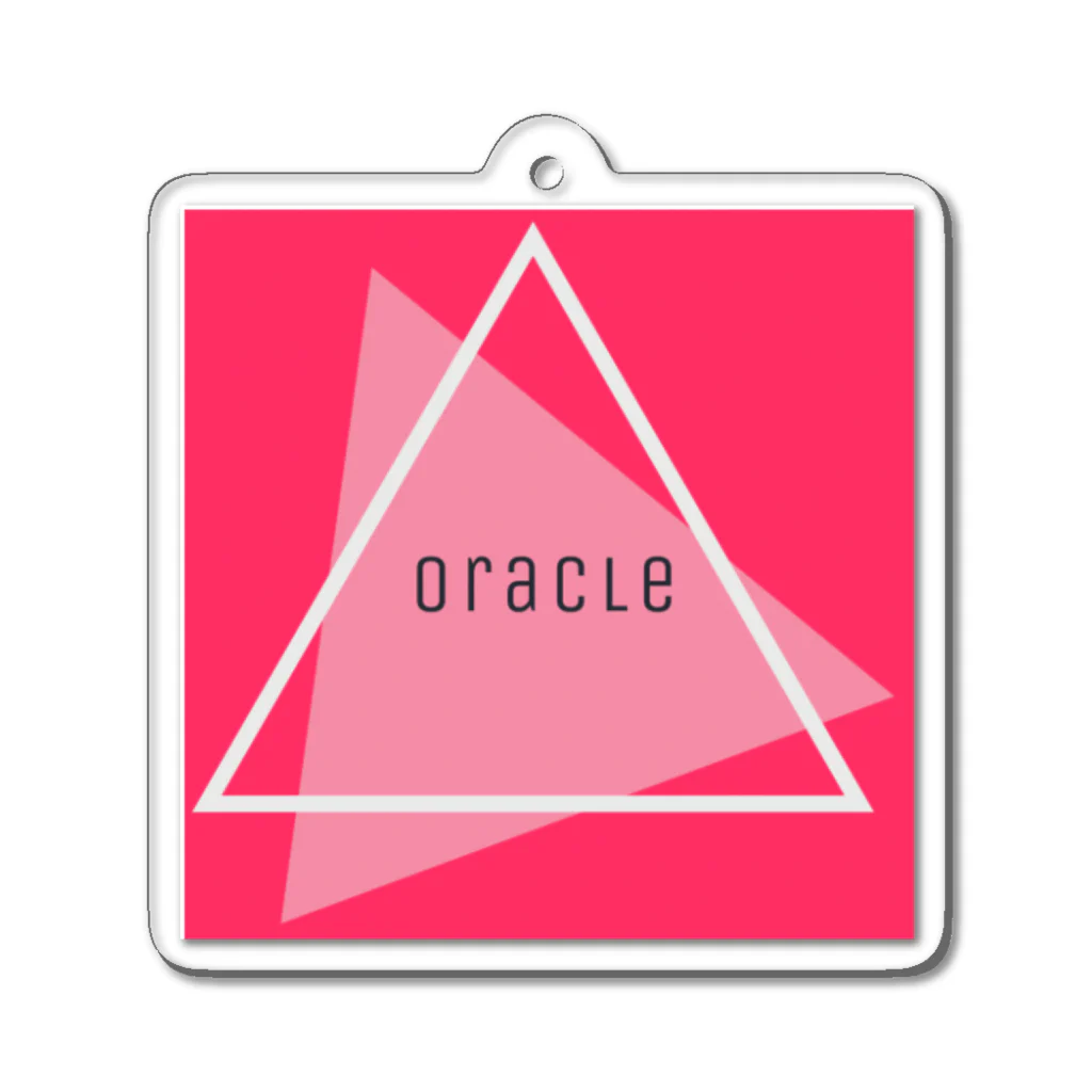 FRENCHIEのピンクなoracle Acrylic Key Chain