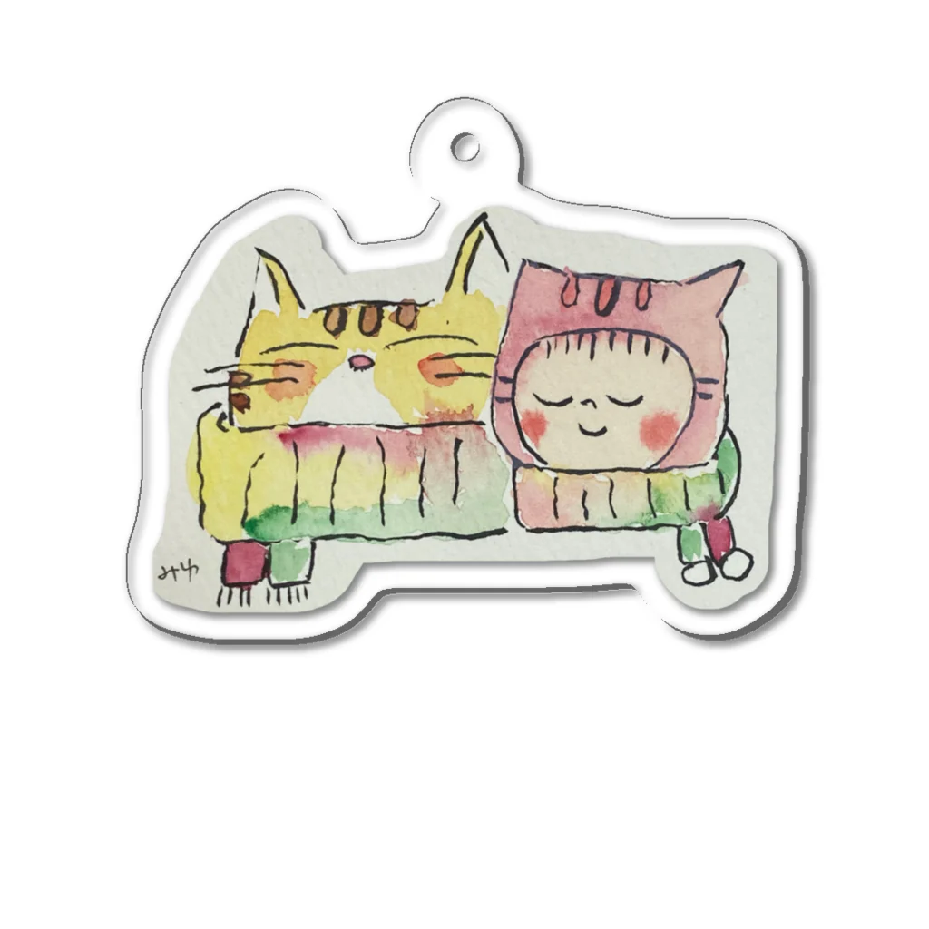 みゆ左衛門のほんわかしよう Acrylic Key Chain