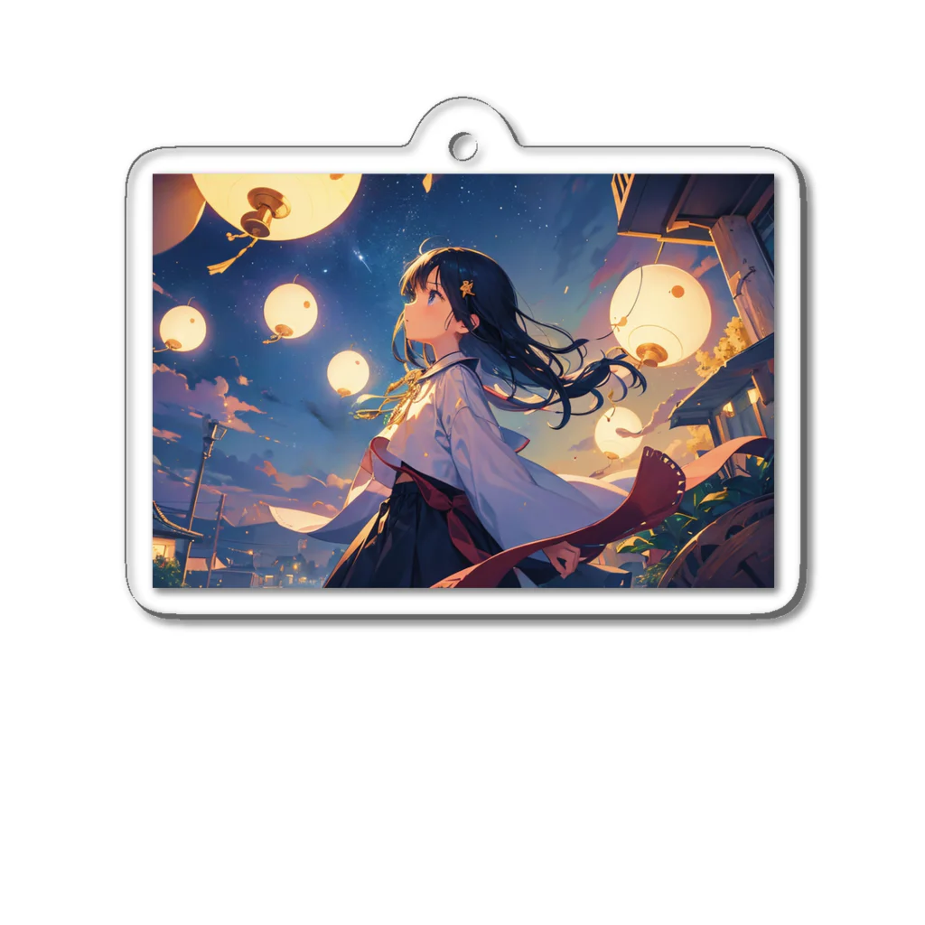 卯月なのかのNew Year’s Journey　〜2024冊目の物語“序章”の旅〜　No.3「Inori」 Acrylic Key Chain