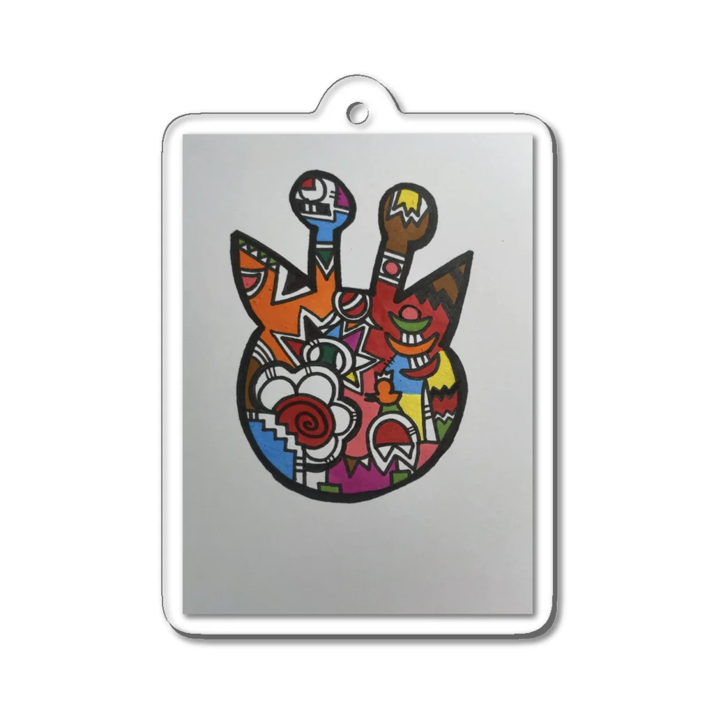 Gallery rootsのAmbiguous きりん Acrylic Key Chain