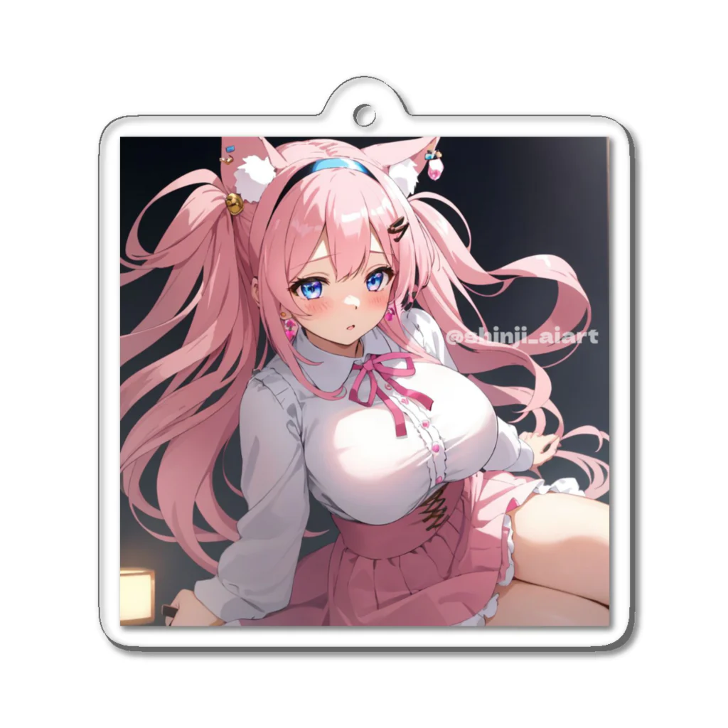 猫田みゃおり公式ショップの猫田みゃおりのグッズ Acrylic Key Chain