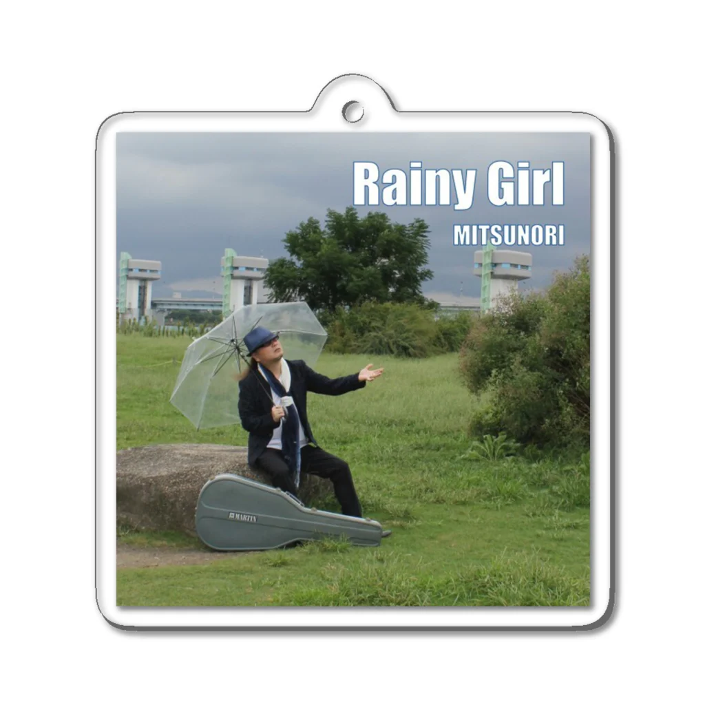 MITSUNORI OFFICIAL SHOPのRainy Girl ジャケット Acrylic Key Chain