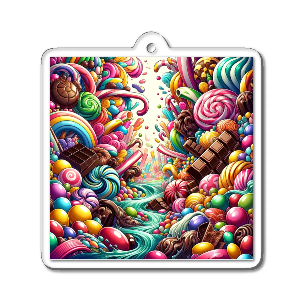 EIMのwelcome to the sweets island!! Acrylic Key Chain