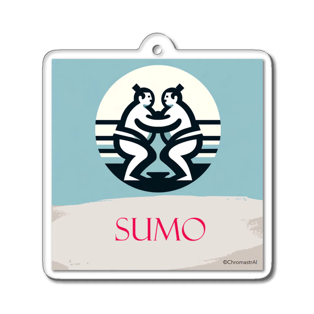 ChromastrAlのSUMO アクリルキーホルダー