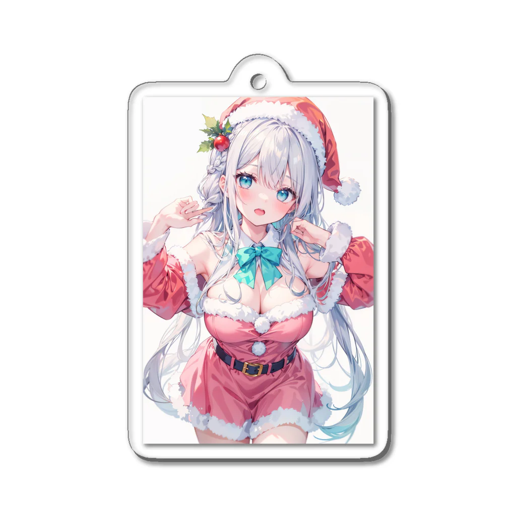 エーアイガールのサンタVanillaちゃん Acrylic Key Chain