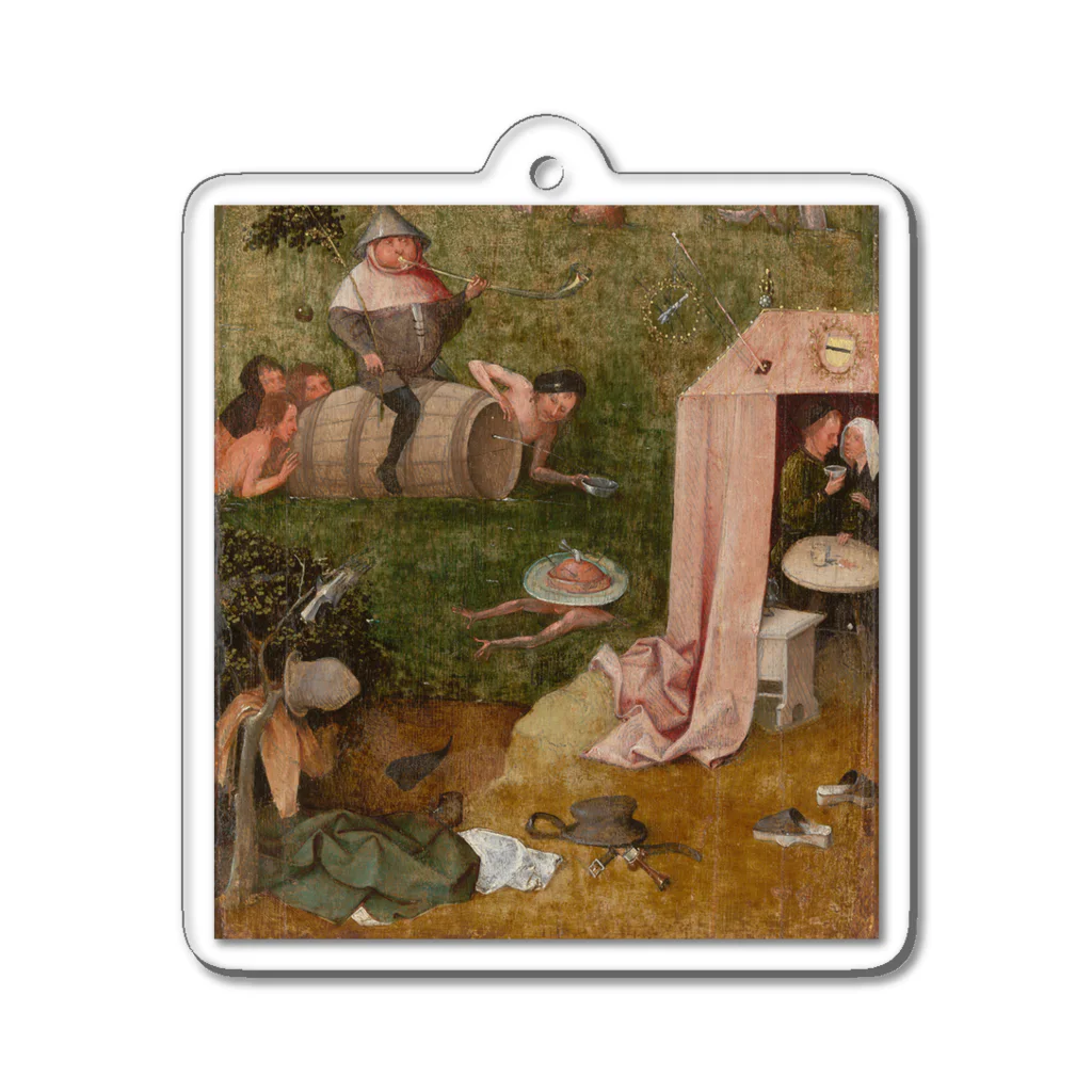 世界美術商店の大食と快楽の寓意 / Allegory of Intemperance Acrylic Key Chain