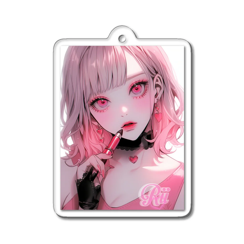 𓃡Riko PinkLips𓃠のRii Brand Collection Acrylic Key Chain