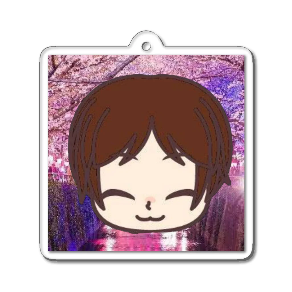 瀧さんショップのおかずちゃん似顔絵２ Acrylic Key Chain