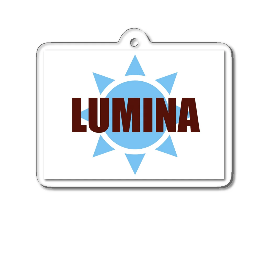 LuminaのLUMINAロゴ(太陽) Acrylic Key Chain