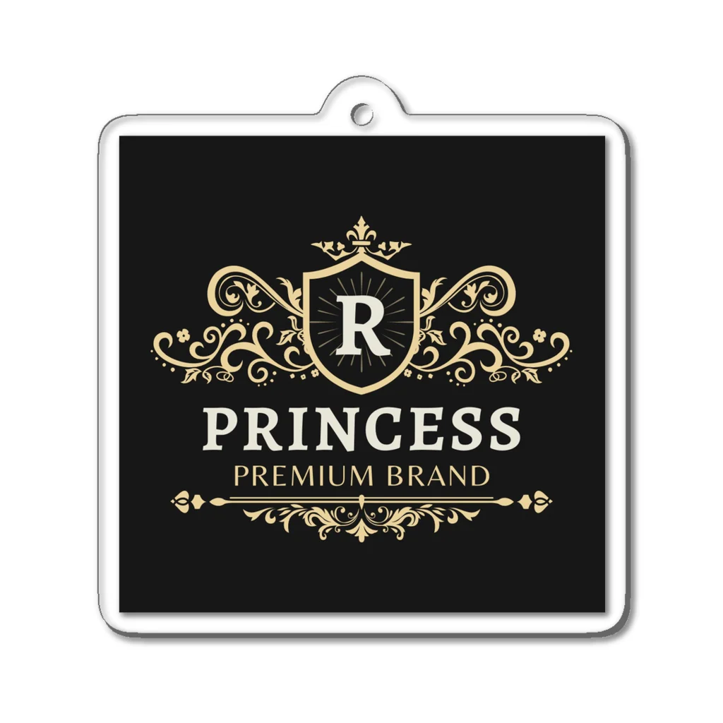 ROYAL Princessのゴージャスロゴブランド Acrylic Key Chain