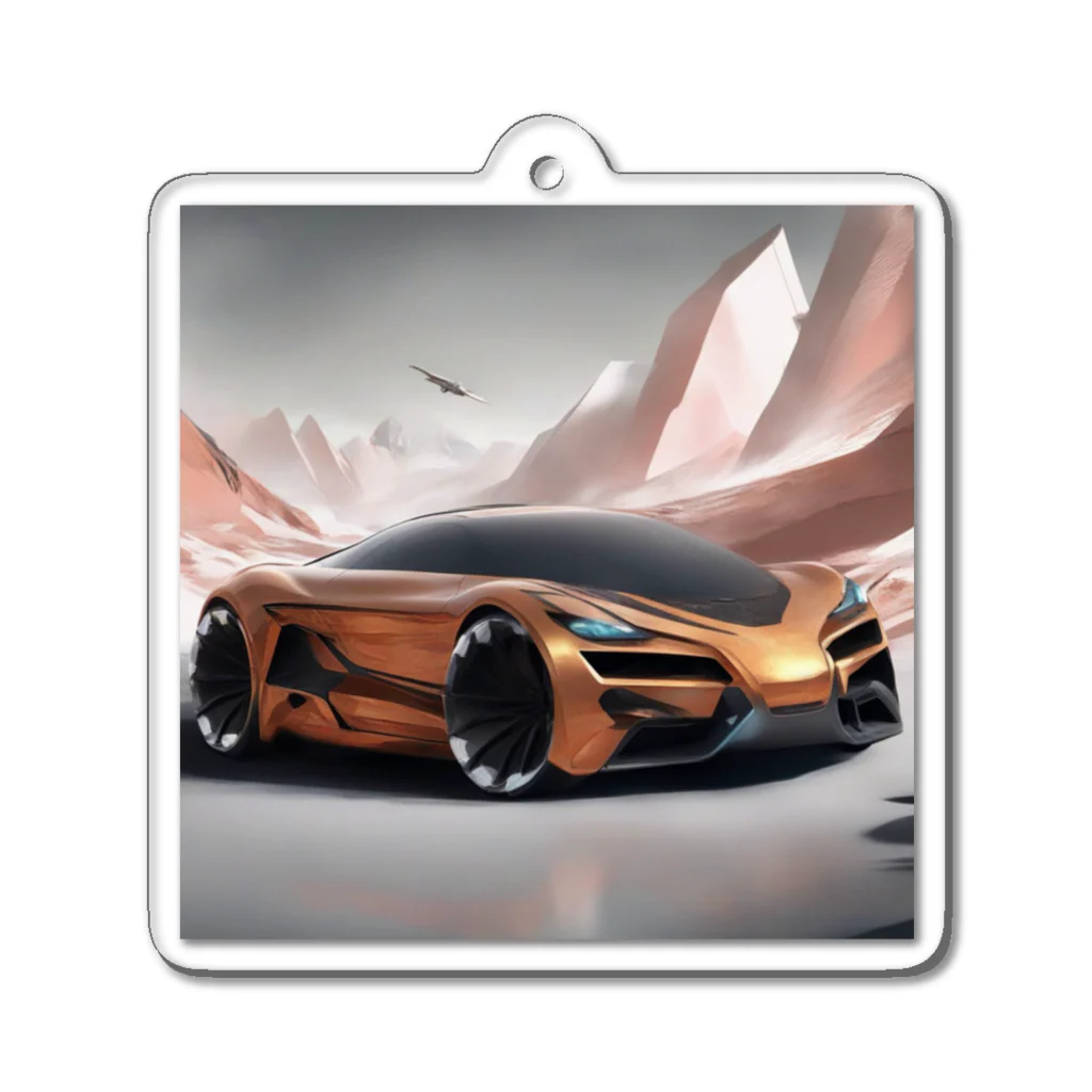 CAR-LABOのカスタムスポーツカー Acrylic Key Chain