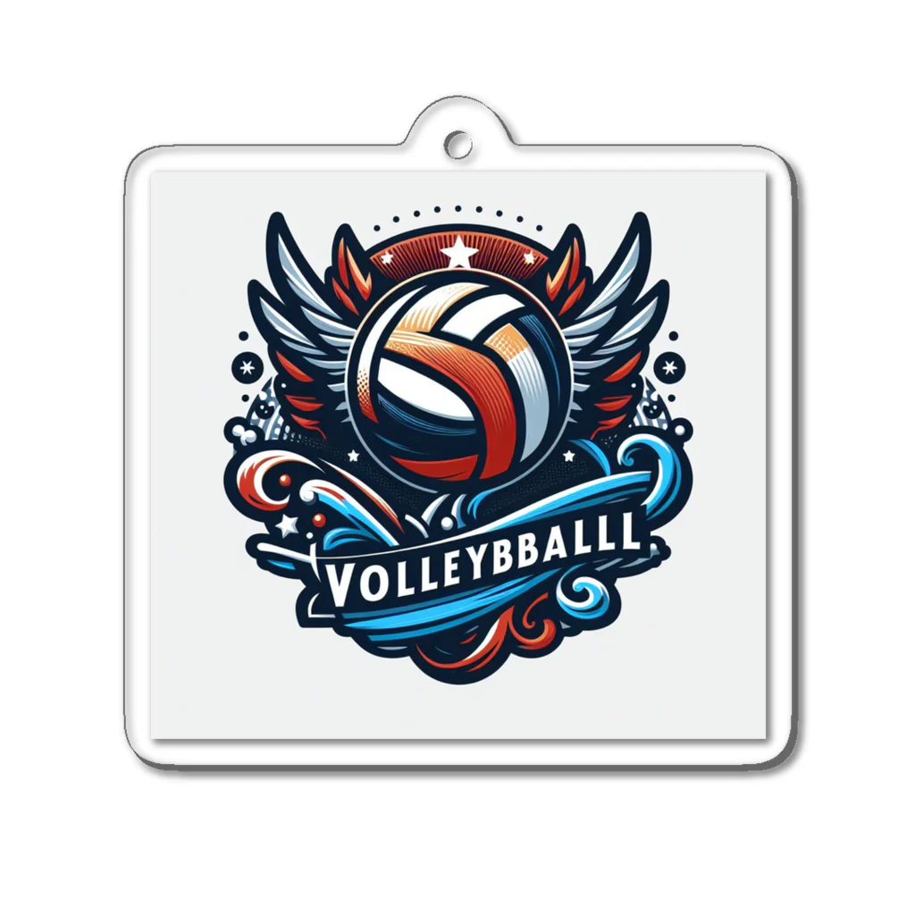 【volleyball online】のLINEスタンプ風 Acrylic Key Chain