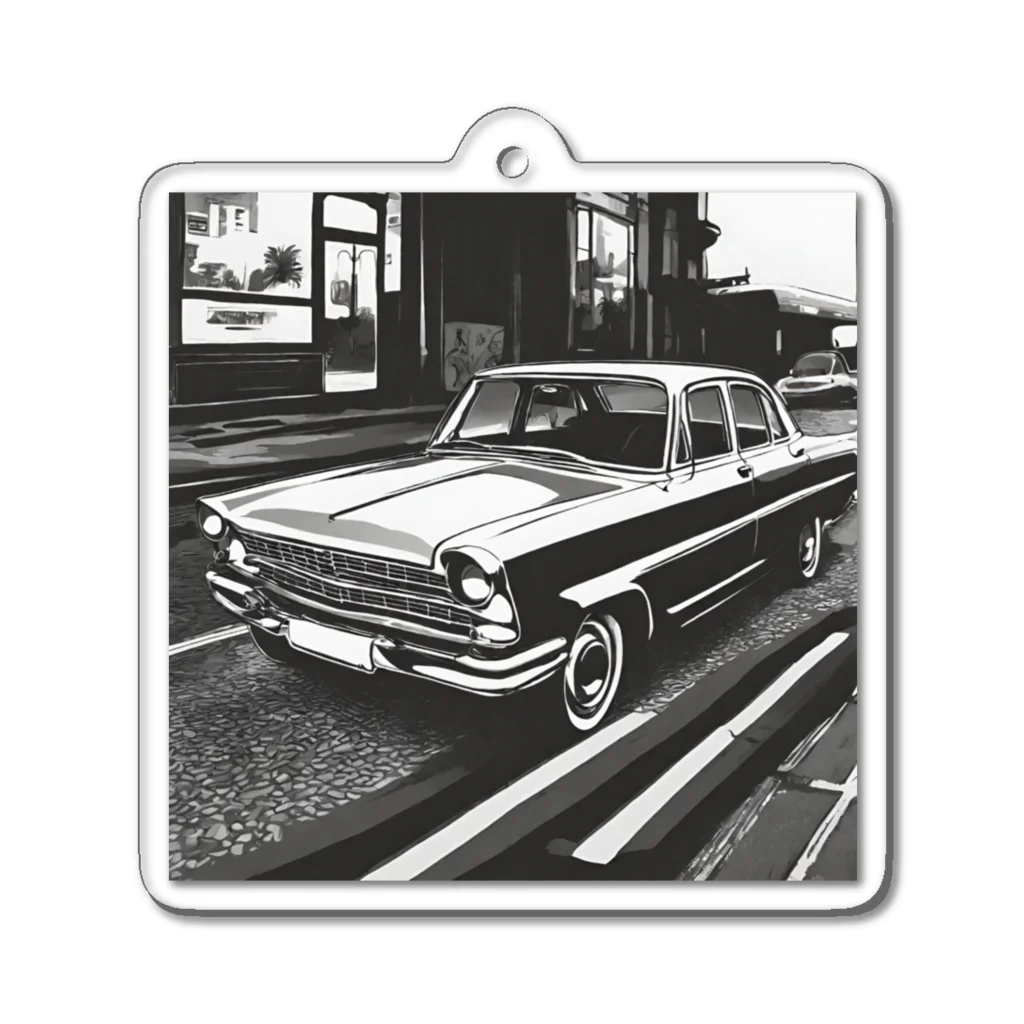 彩り屋のCLASSICcar Acrylic Key Chain