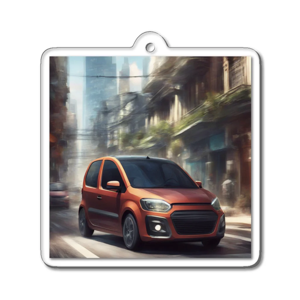 CAR-LABOのシティカー Acrylic Key Chain