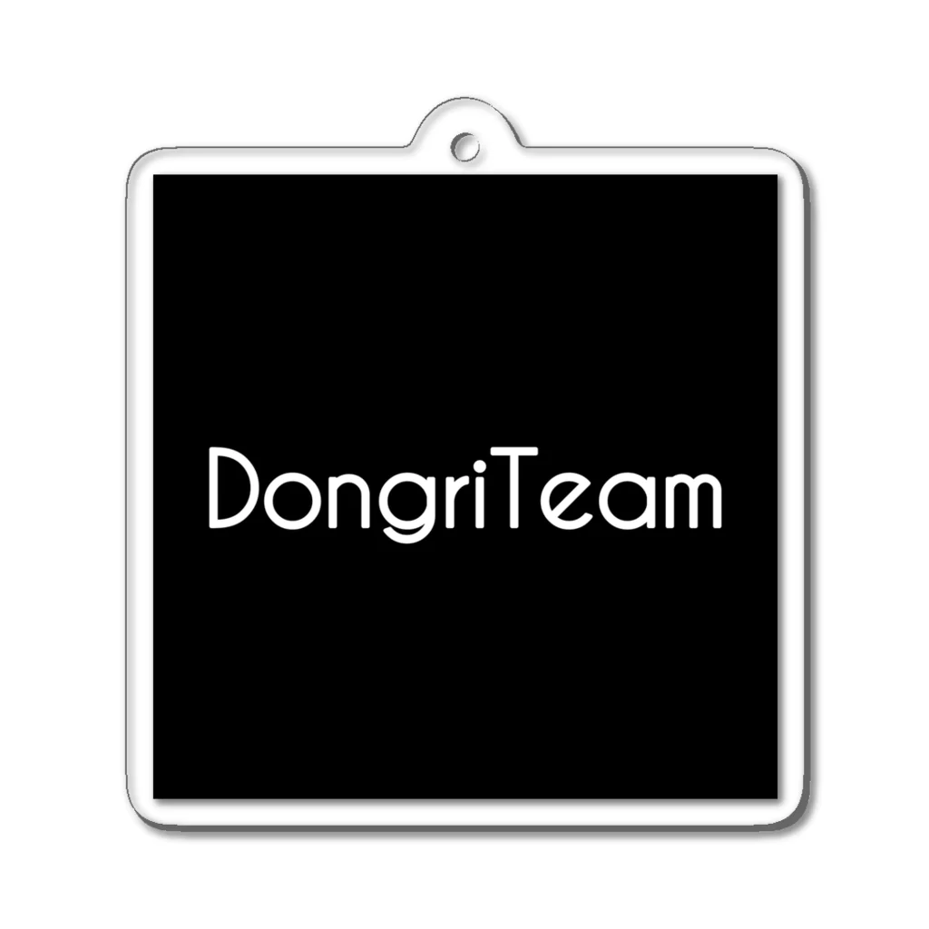 DongriTeam STOREのDongriTeamロゴキーホルダー Acrylic Key Chain