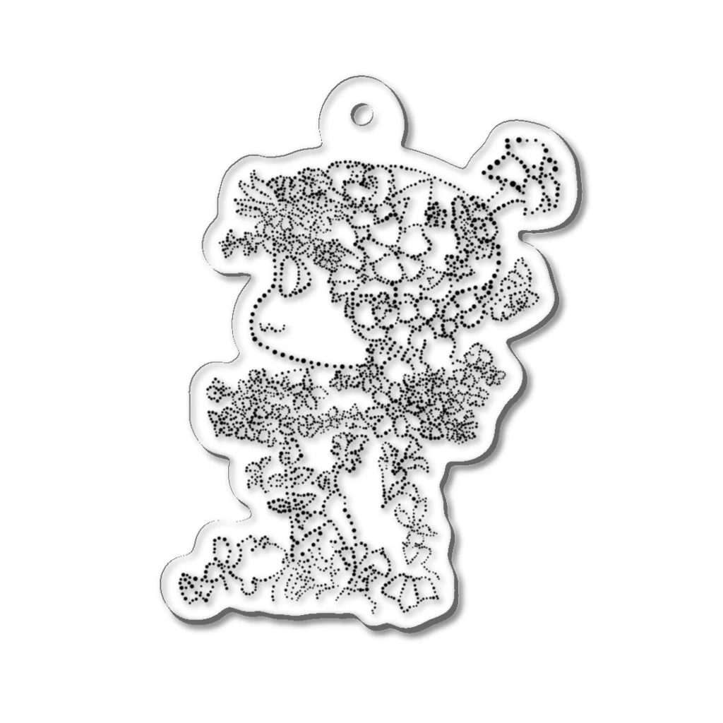 Animaru639の四季　ねこ Acrylic Key Chain