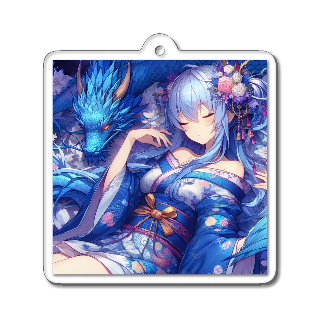 四神-Four Gods- Official SHOPの『Azure Dragon（ of the East）』 Acrylic Key Chain