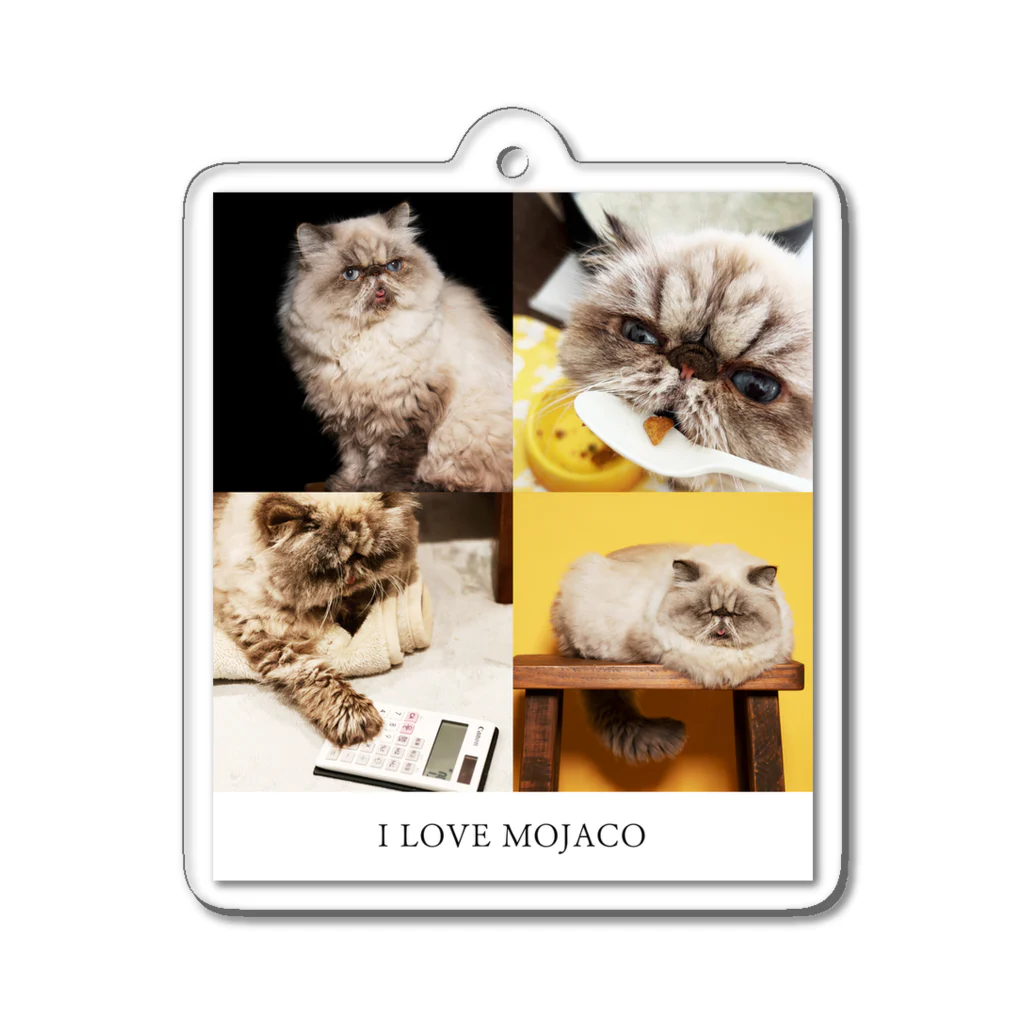 写真家 古熊美帆のI LOVE MOJACO Acrylic Key Chain