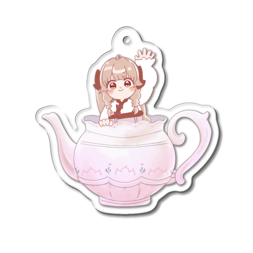 ☁春隣こふくSHOP☁のみにこふちゃん Acrylic Key Chain