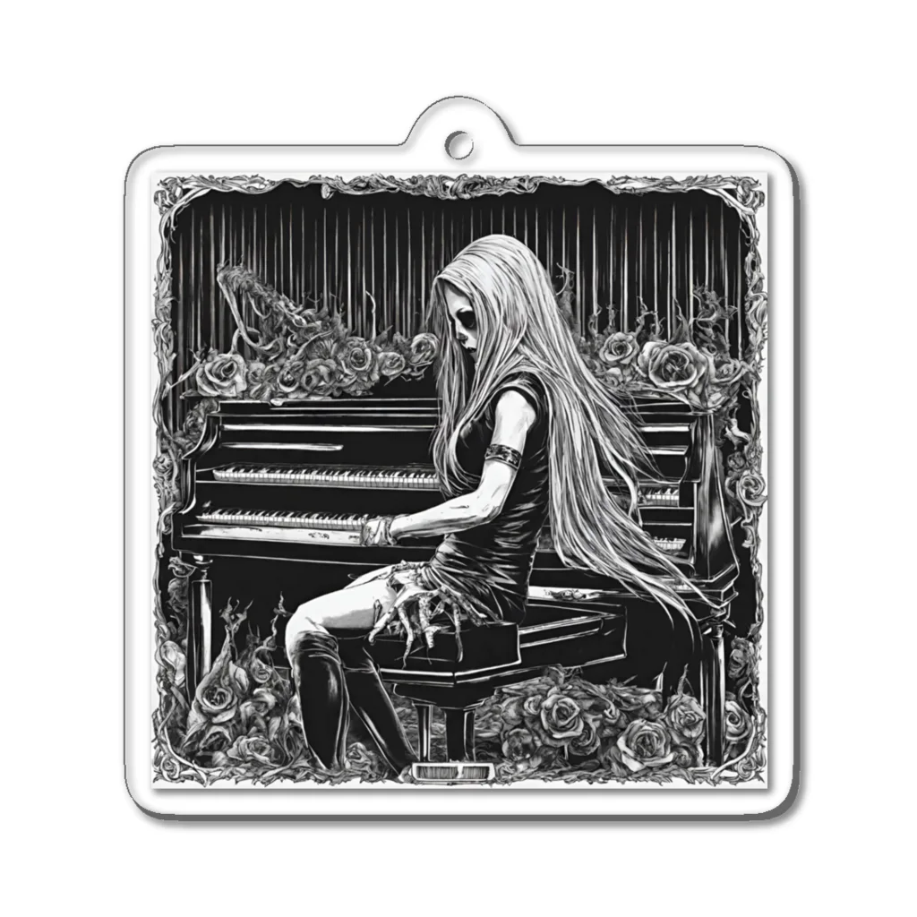 Death Metal Girls Collection ＝DMGC＝のdeath metal girl ＝strange p.f Vanessa＝ Acrylic Key Chain