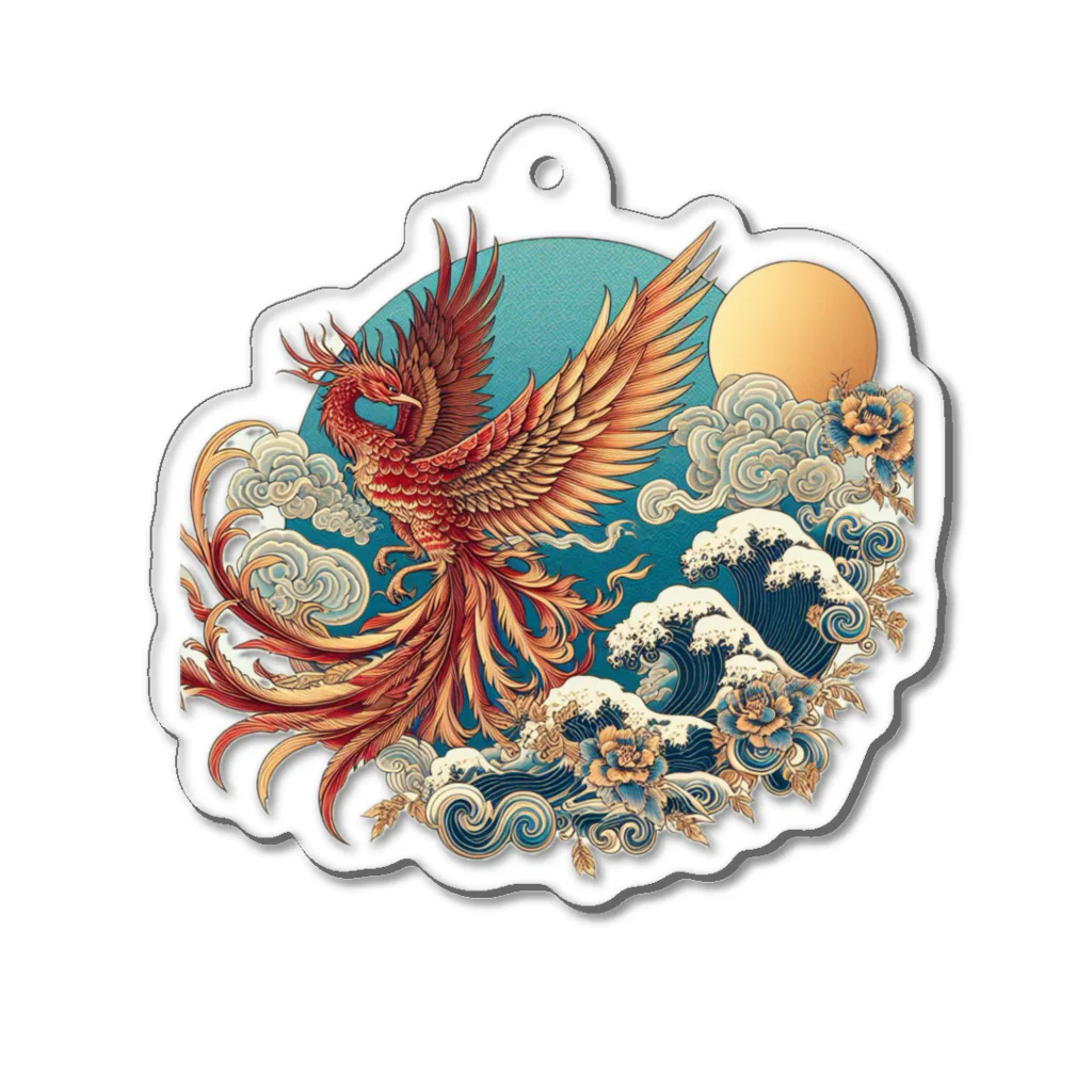 雲華堂の鳳凰 Acrylic Key Chain