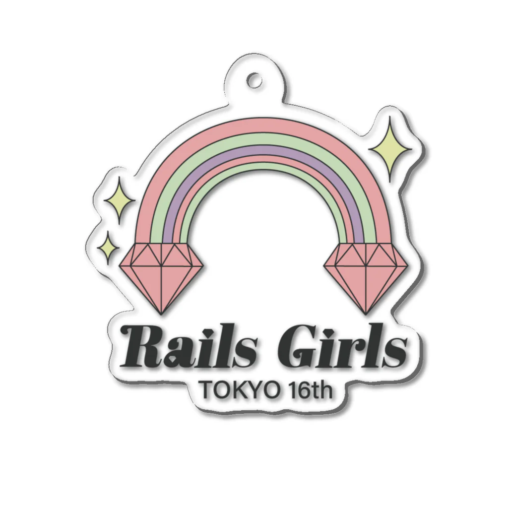 Rails Girls JapanのRails Girls Tokyo 16th Acrylic Key Chain