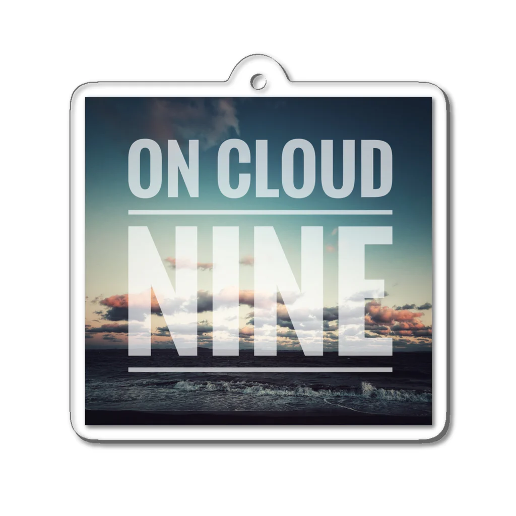 vのON CLOUD NINE アクリルキーホルダー