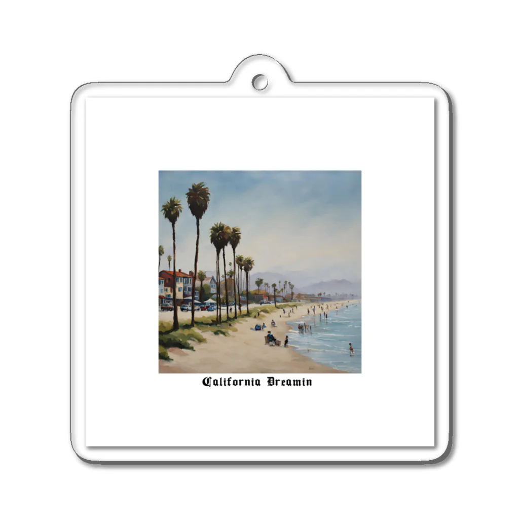 mickyminaj2のCalifornia Dreamin Acrylic Key Chain