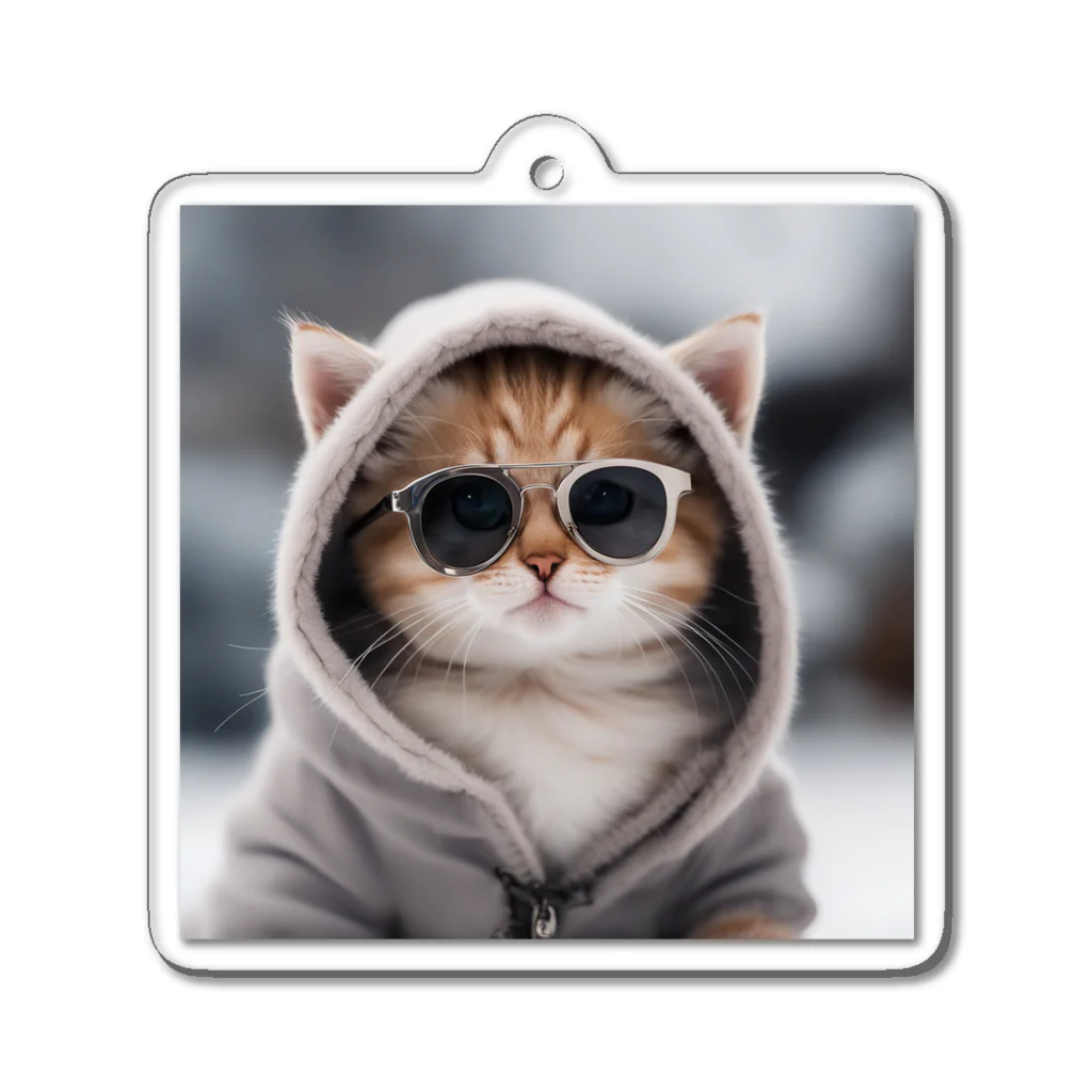 gurasan_nekoのグラサン猫7 Acrylic Key Chain