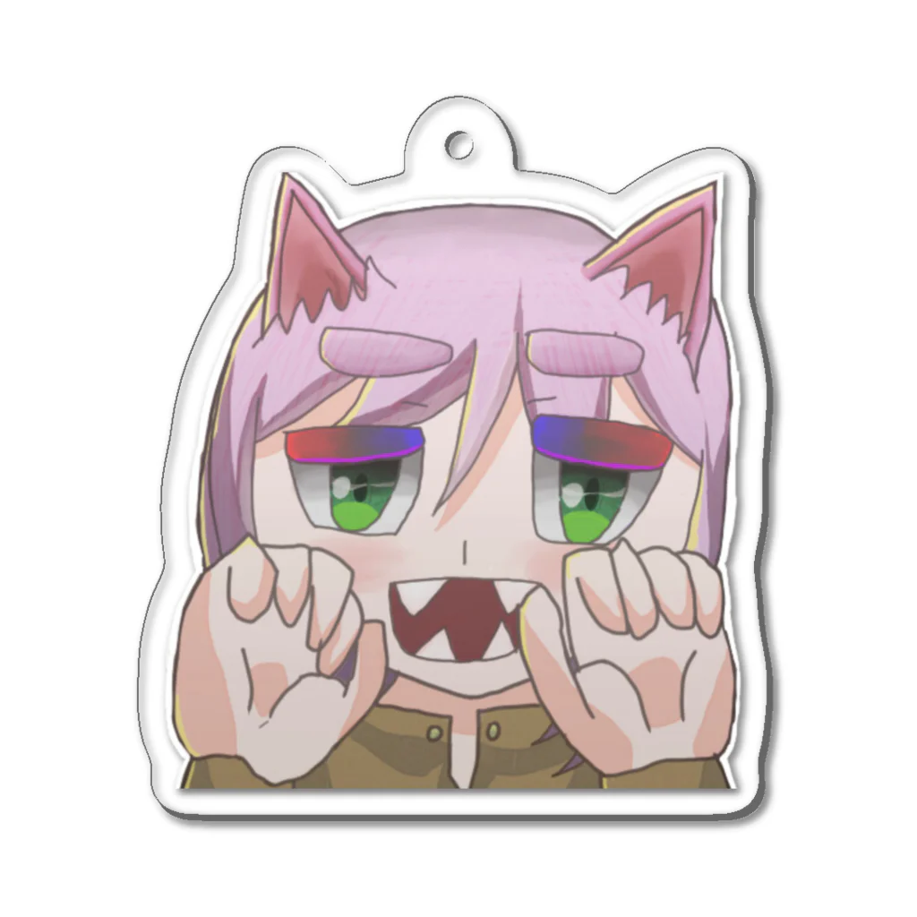 kama-anのがーおーかまちゃん Acrylic Key Chain