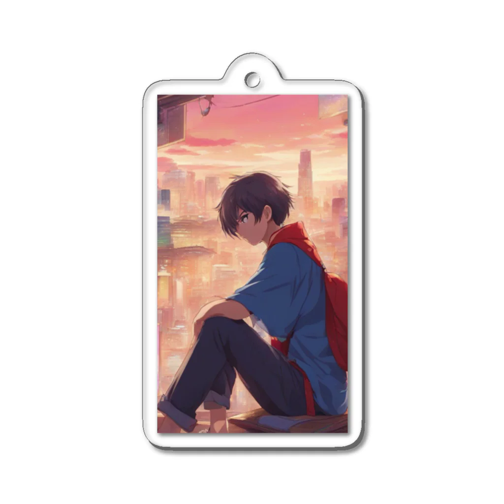 kazuto1104の聴く姿勢 Acrylic Key Chain