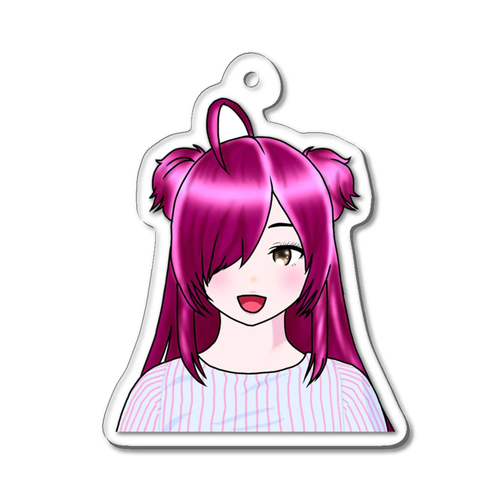 赤坂おかゆの赤坂おかゆちゃんグッズ Acrylic Key Chain