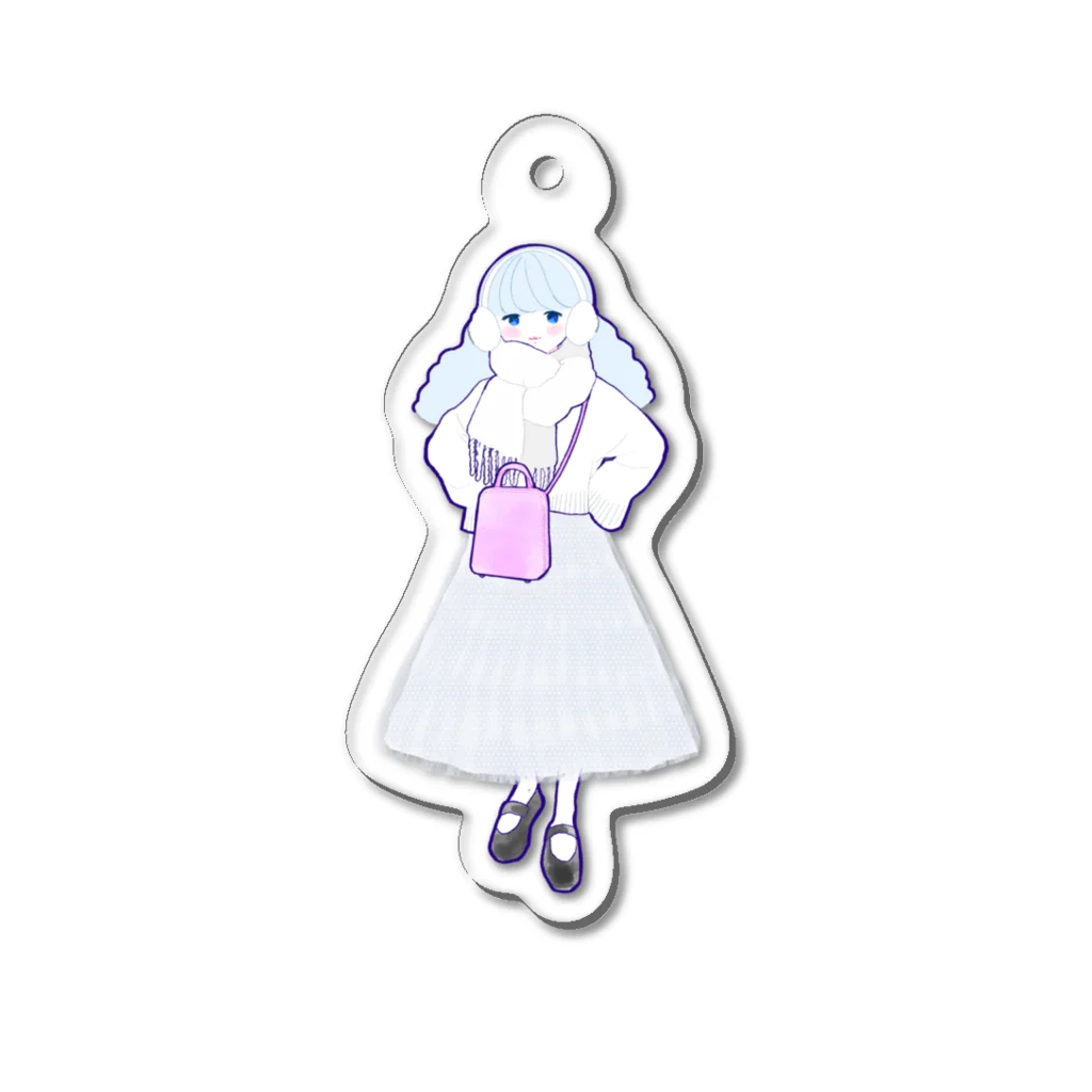 aigamoの#1 Clear Winter Acrylic Key Chain