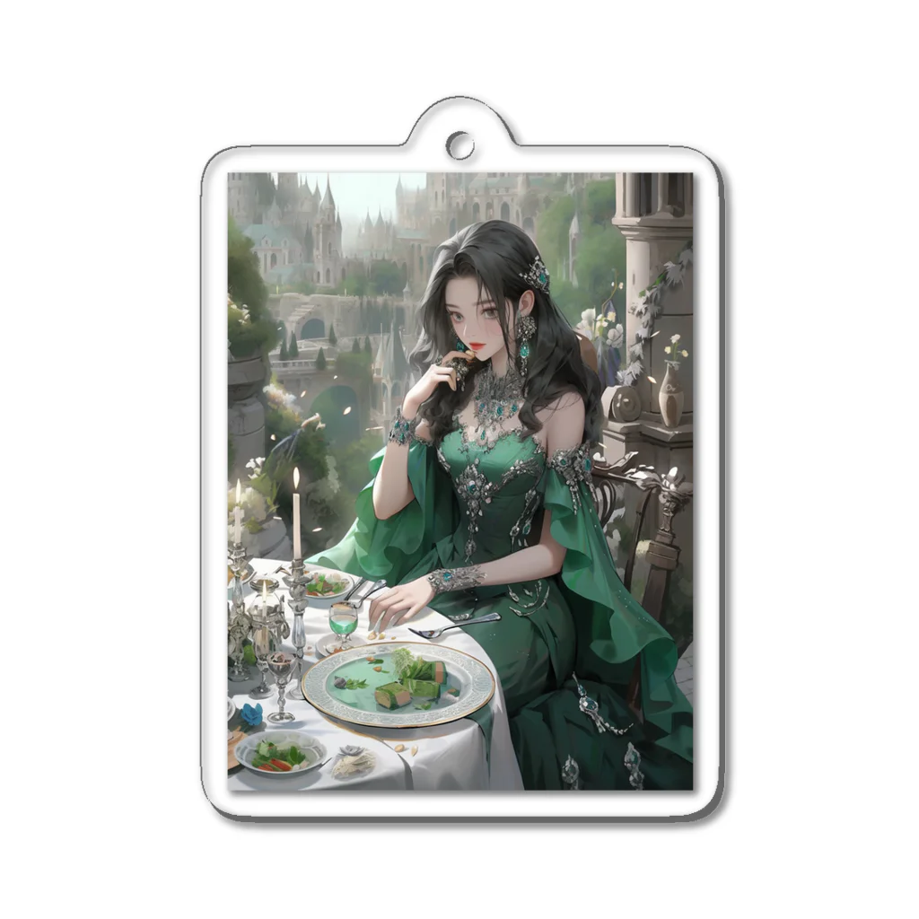 AQUAMETAVERSEの豪華客船でディナー　sanae 2074 Acrylic Key Chain