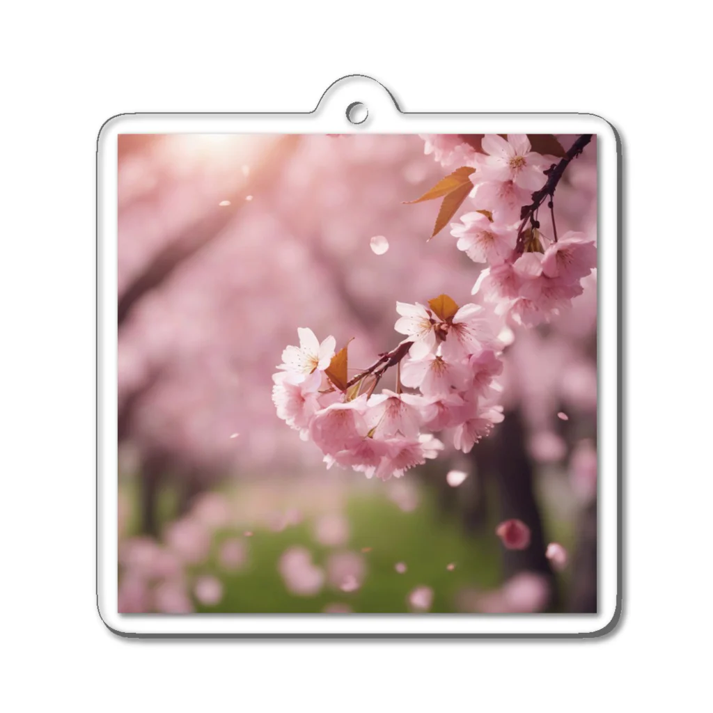 18cmの桜12 Acrylic Key Chain