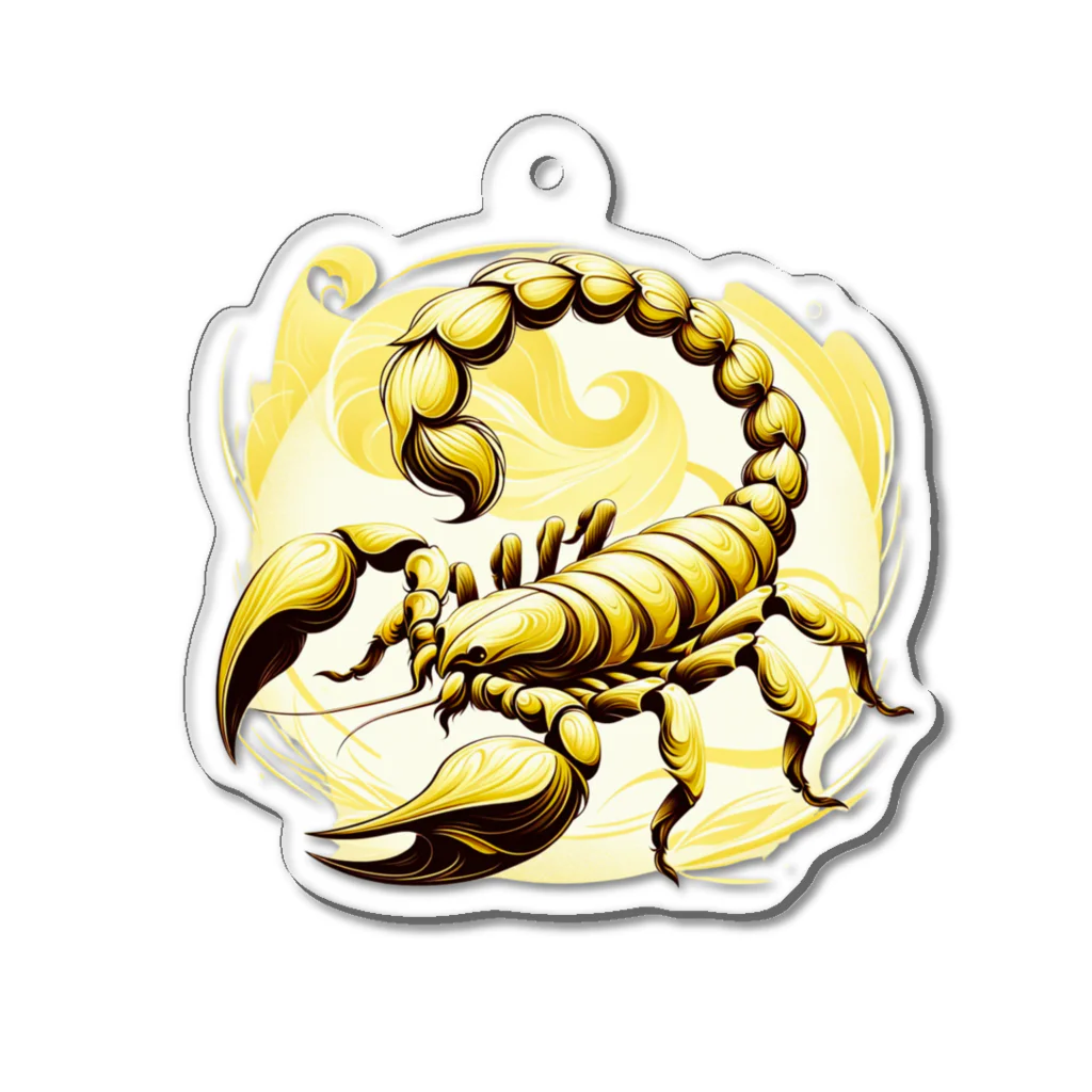 StarColorWaveの【五黄土星】guardian series “Scorpio“ Acrylic Key Chain