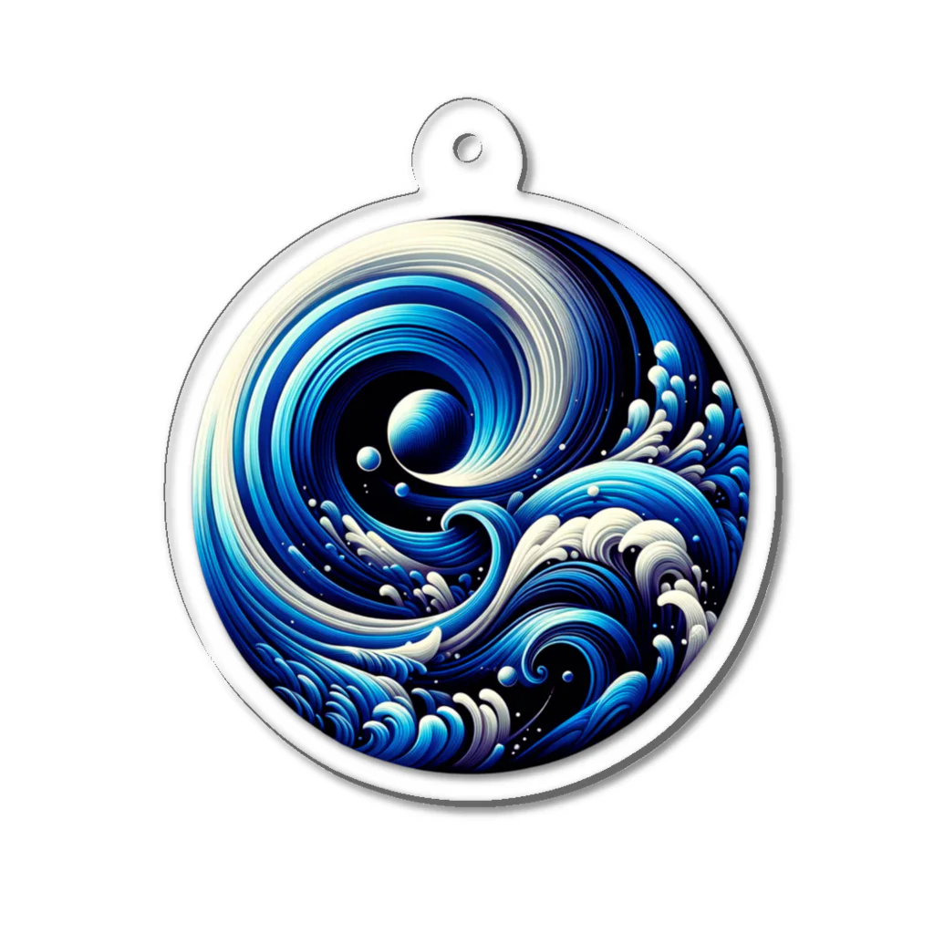 StarColorWaveの【三碧木星】guardian series “Aquarius” アクリルキーホルダー