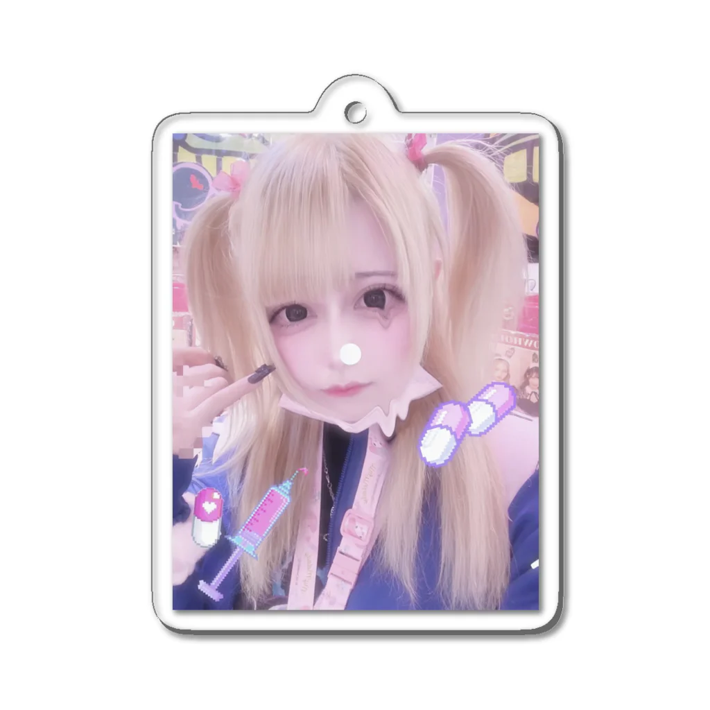 あまぃたん†❤︎グッズ（笑）のどろどろ꒦꒷あまいたん Acrylic Key Chain