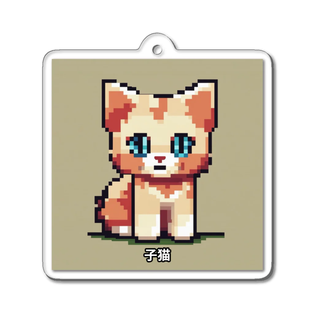 cute_coolのcute_cat Acrylic Key Chain