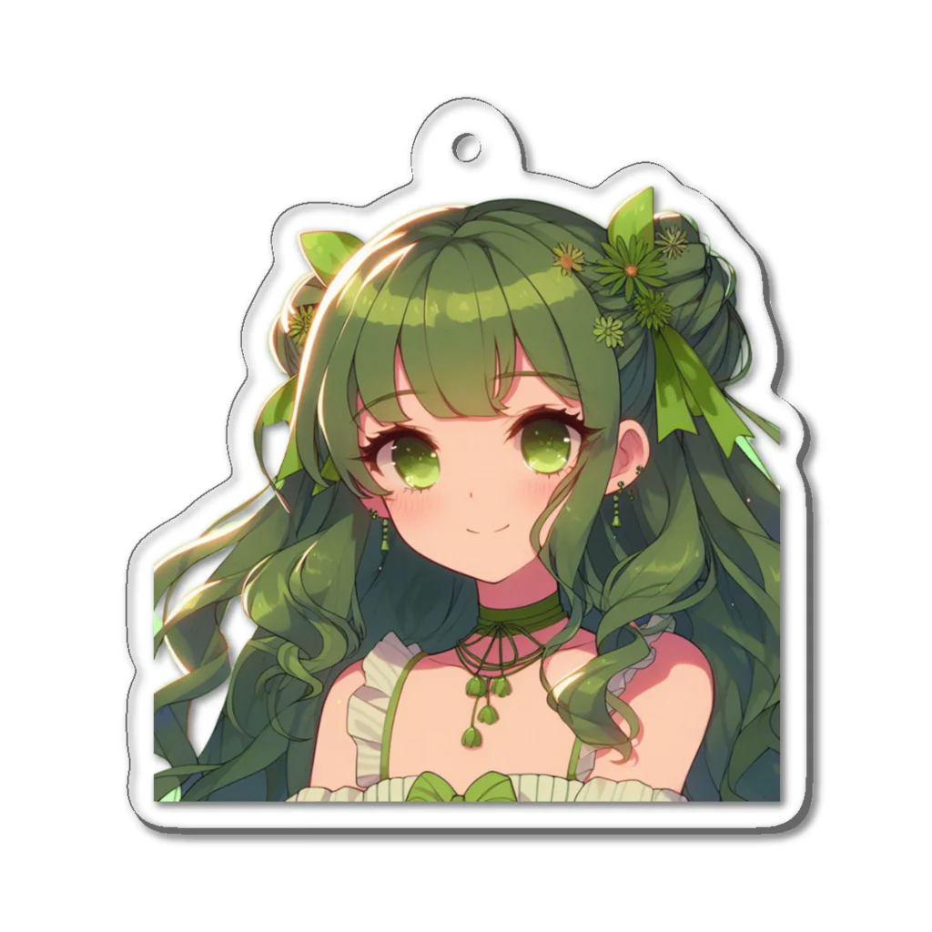 onakasuita_7のかわいい女の子 -Midori- Acrylic Key Chain