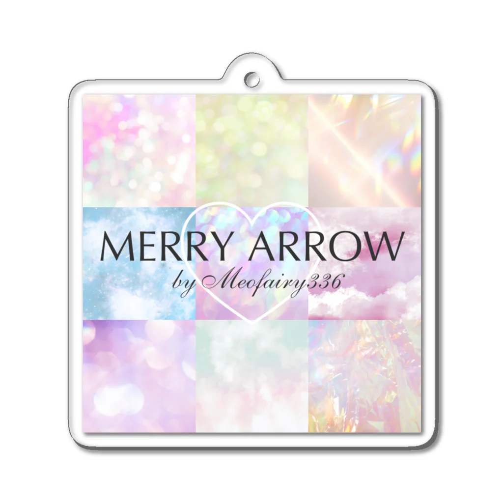 MERRY ARROW by meofairy336のMERRY ARROW LOGO アクリルキーホルダー