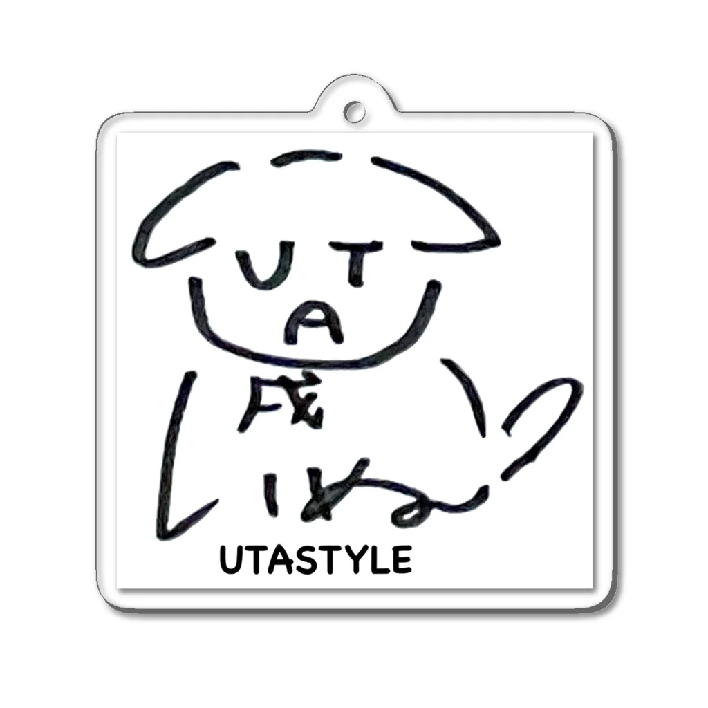 UTASTYLEの干支シリーズ【戌】 Acrylic Key Chain