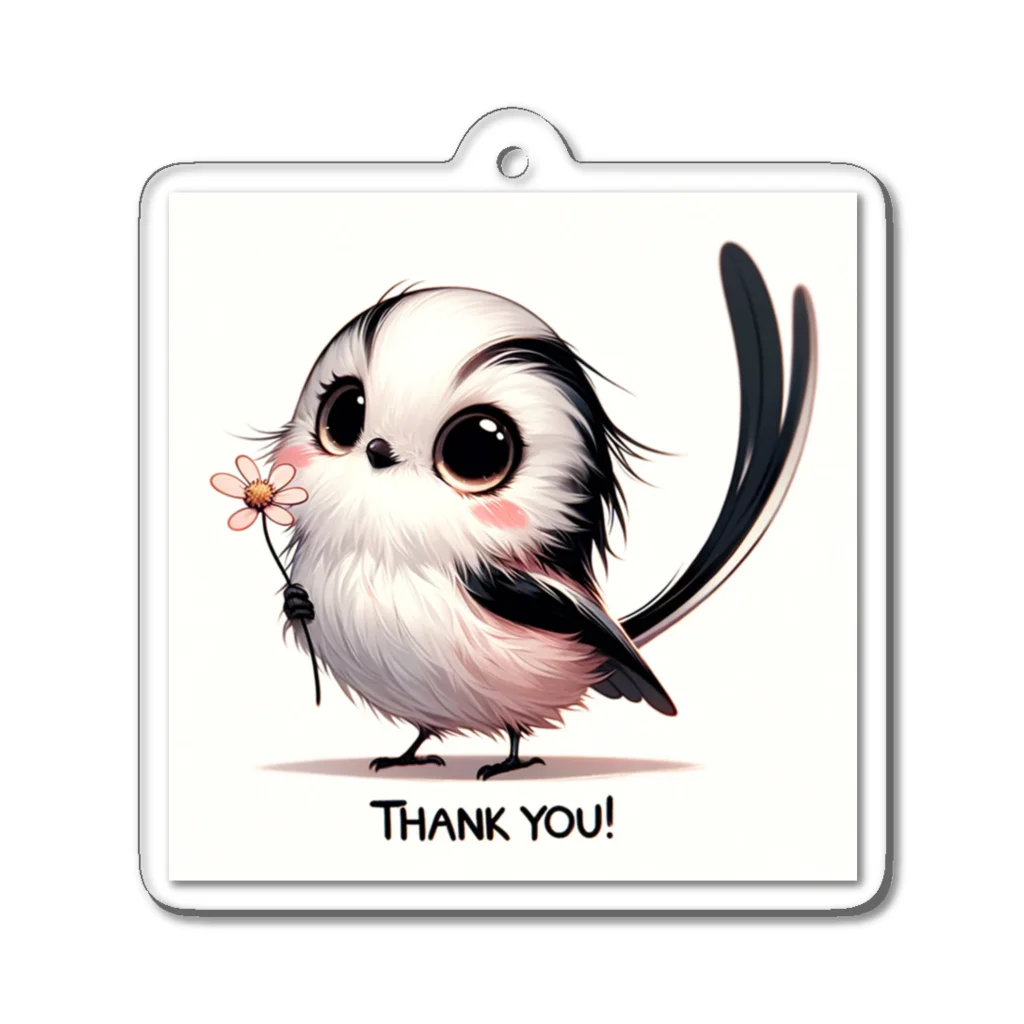 mimikkyu322のLong-tailed Tit  Acrylic Key Chain