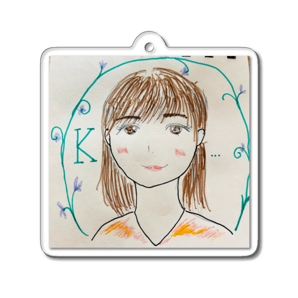 STELLAのK(似顔絵) Acrylic Key Chain