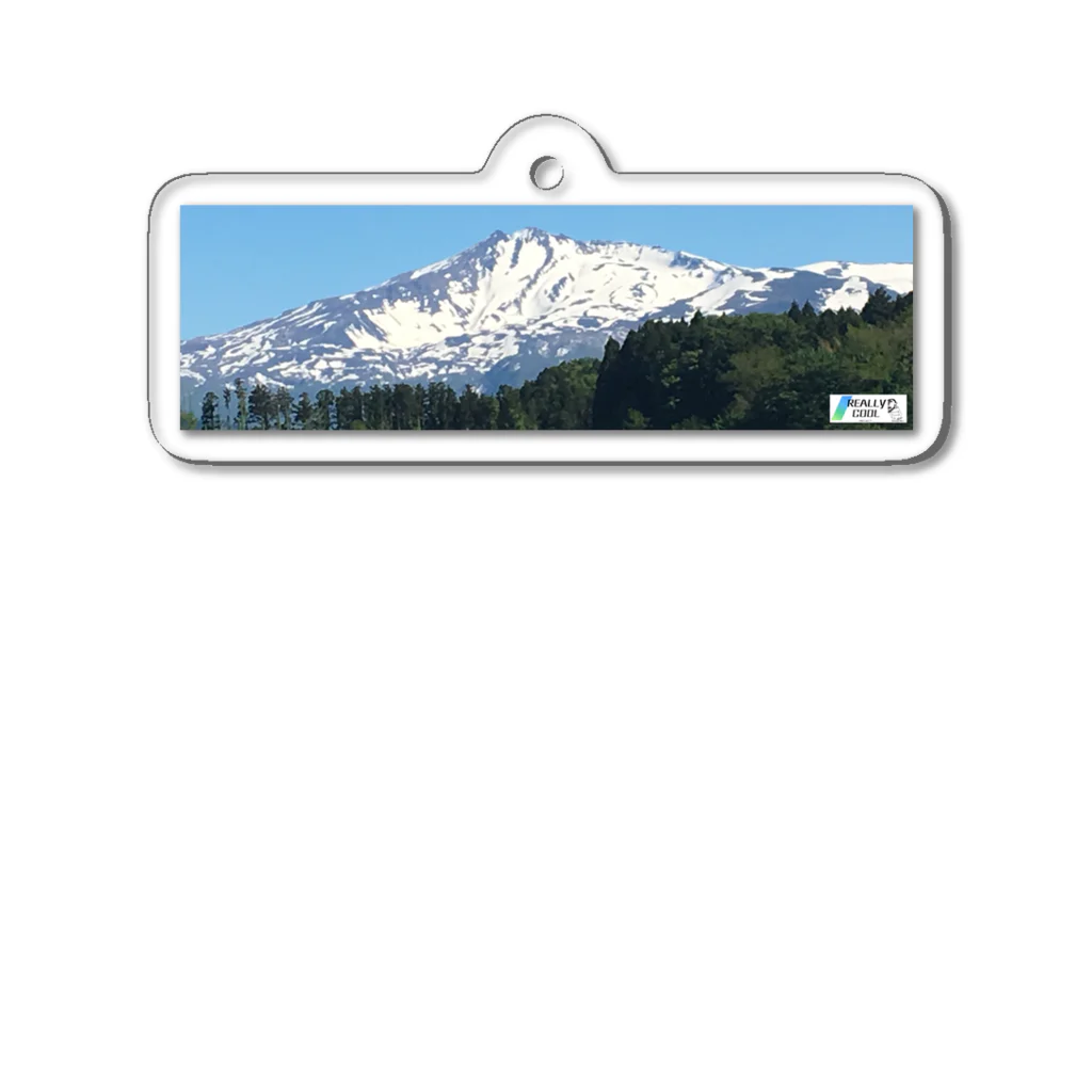 ReallyCoolMamoruの秋田鳥海山_AkitaChoukaisan Acrylic Key Chain